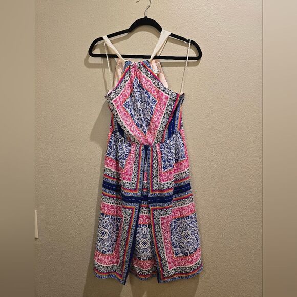 Trina Turk Dresses & Skirts - Trina Turk Multicolor Pattern 100% Silk Rancho Dress Size S